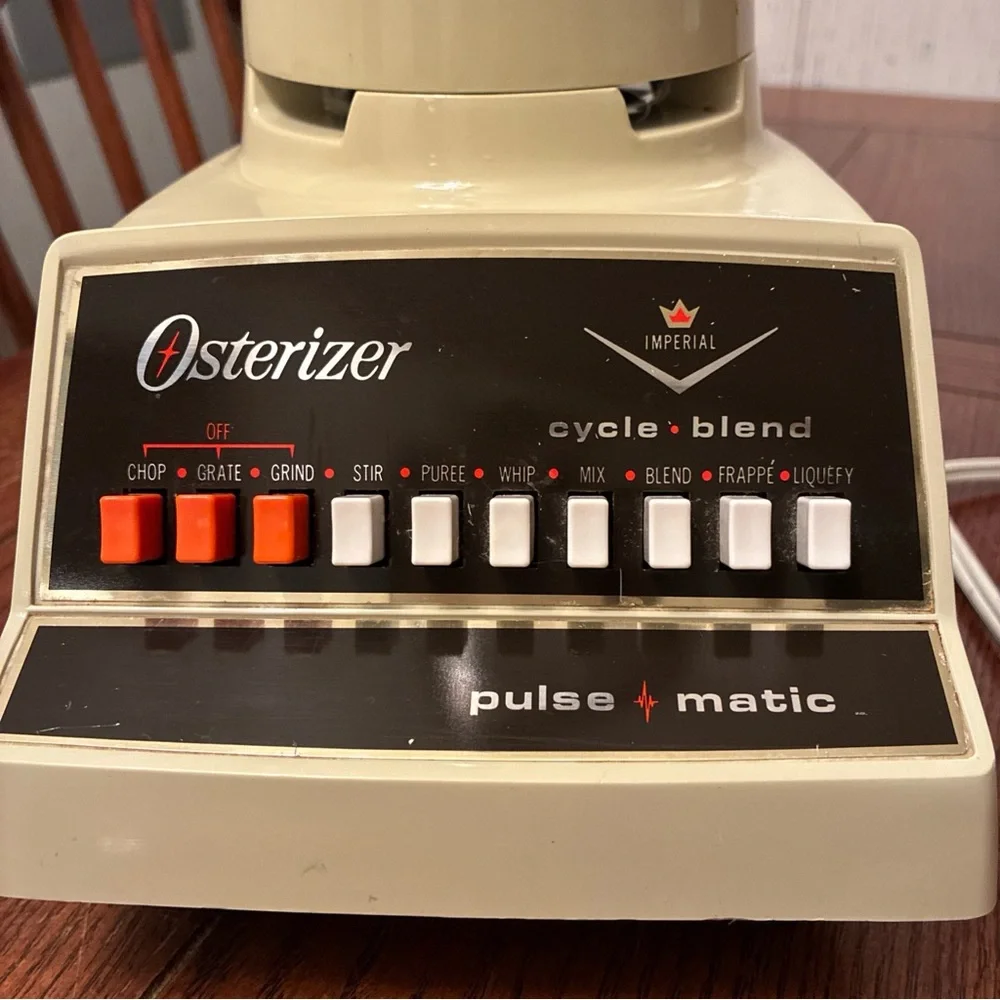 Imperial Osterizer Blender with Clear Pitcher Pulse Matic 10 Vintage